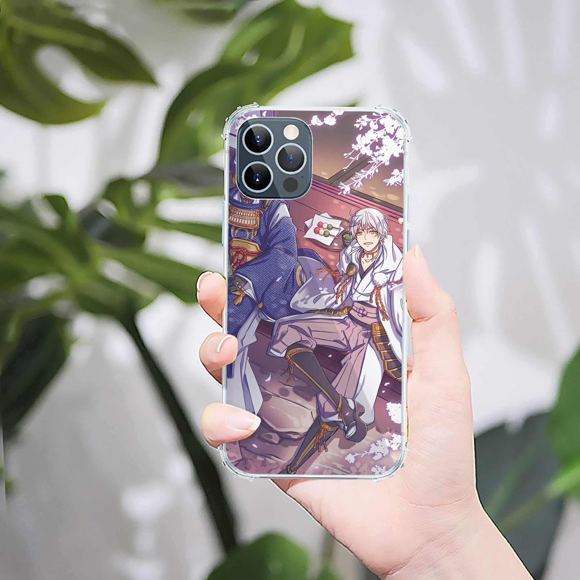 （画像用） 刀剣乱舞 Touken Ranbu 【iPhone 12シリーズ対応】透明スマホケース（クリアソフトケース）